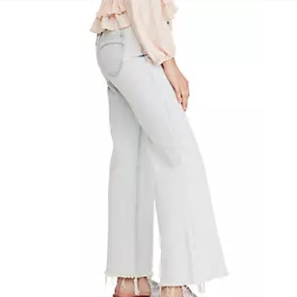 Free people high rise straight jeans